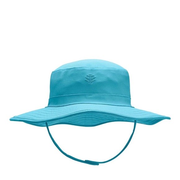 Coolibar Baby Splashy Bucket Hat UPF 50+ Sun hat blue - Picture 6 of 6